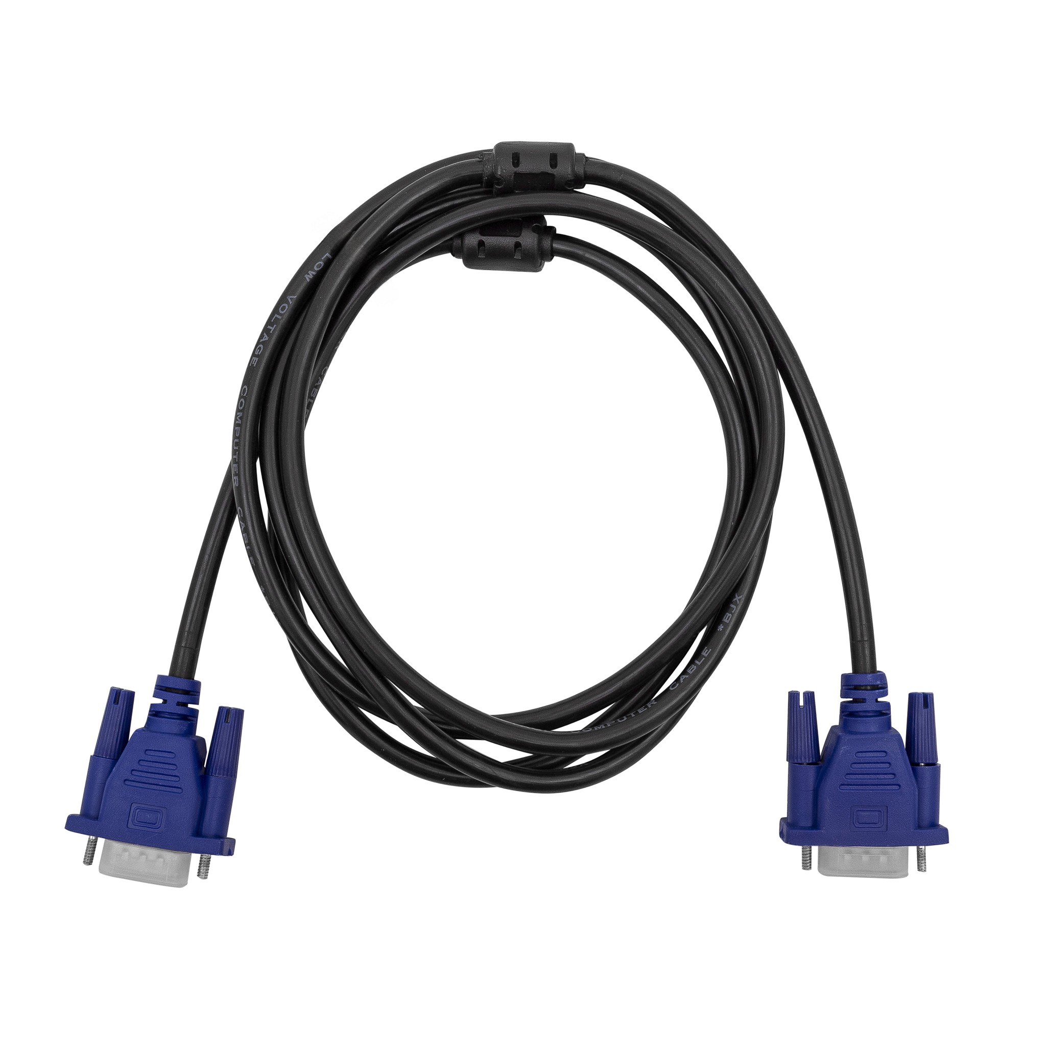 Bion Кабель VGA 15M/15M, экранированный, ферритовые кольца, черный, 3 м [BXP-VGA2-030] Bion Expert
