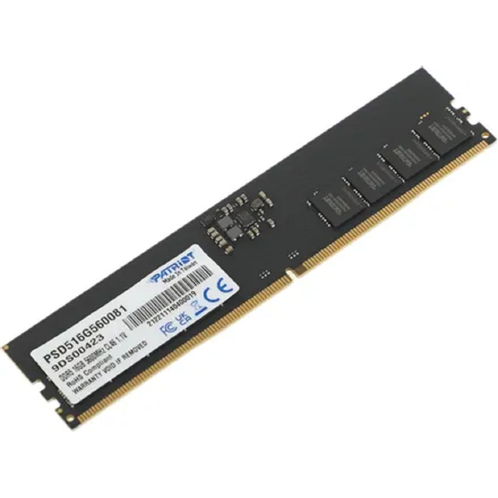 Patriot SL DDR5 DIMM 16GB 5600MHz CL46 1*16GB 46-46-46-90 1.1V арт. PSD516G560081