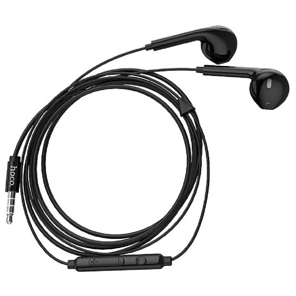 HOCO M55/ Наушники + микрофон/ Кнопка ответа/ 1.2м/ 3.5 mm jack/ Black арт. HC-99949