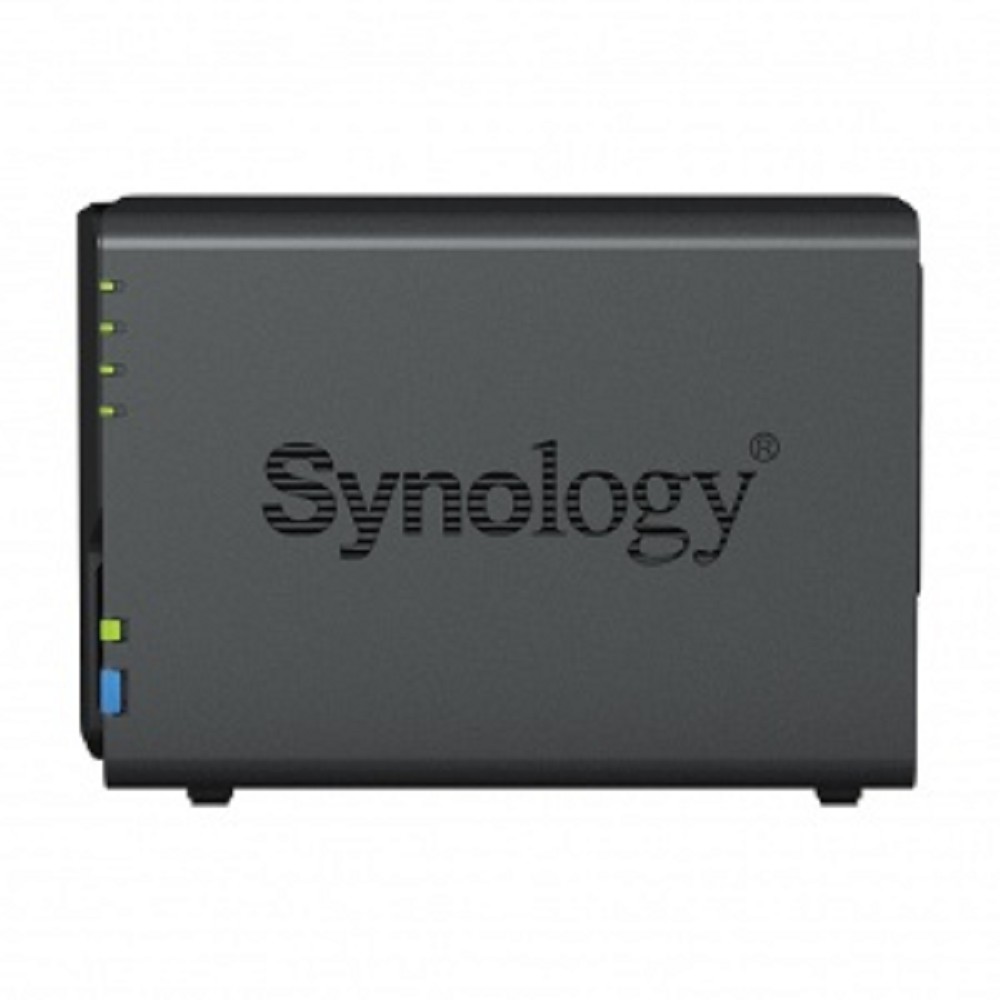 Synology QC 1,7GhzCPU/2Gb/RAID0,1/upto 2HP HDD SATA(3.5')/2xUSB3.2, 1xUSB2.0/1xGbE/iSCSI/2xIPcam(up to 20)/1xPS repl DS218 1YW арт. DS223