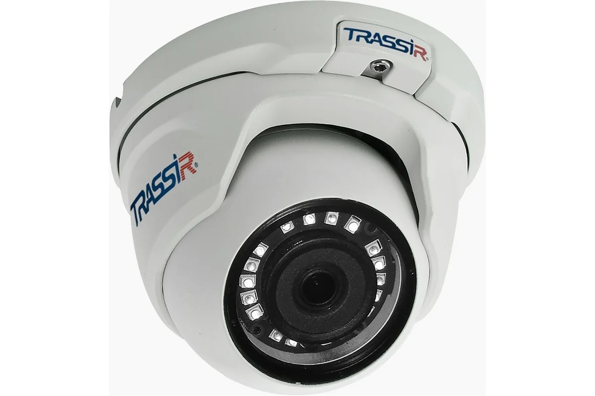 Камера видеонаблюдения IP Trassir TR-D2S5-noPoE v2 3.6-3.6мм цв. корп.:белый
