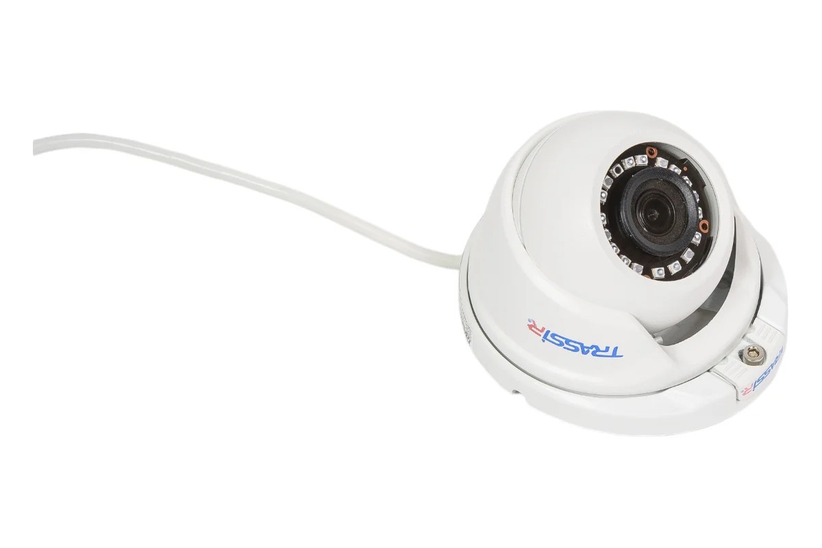 Камера видеонаблюдения IP Trassir TR-D2S5-noPoE v2 3.6-3.6мм цв. корп.:белый