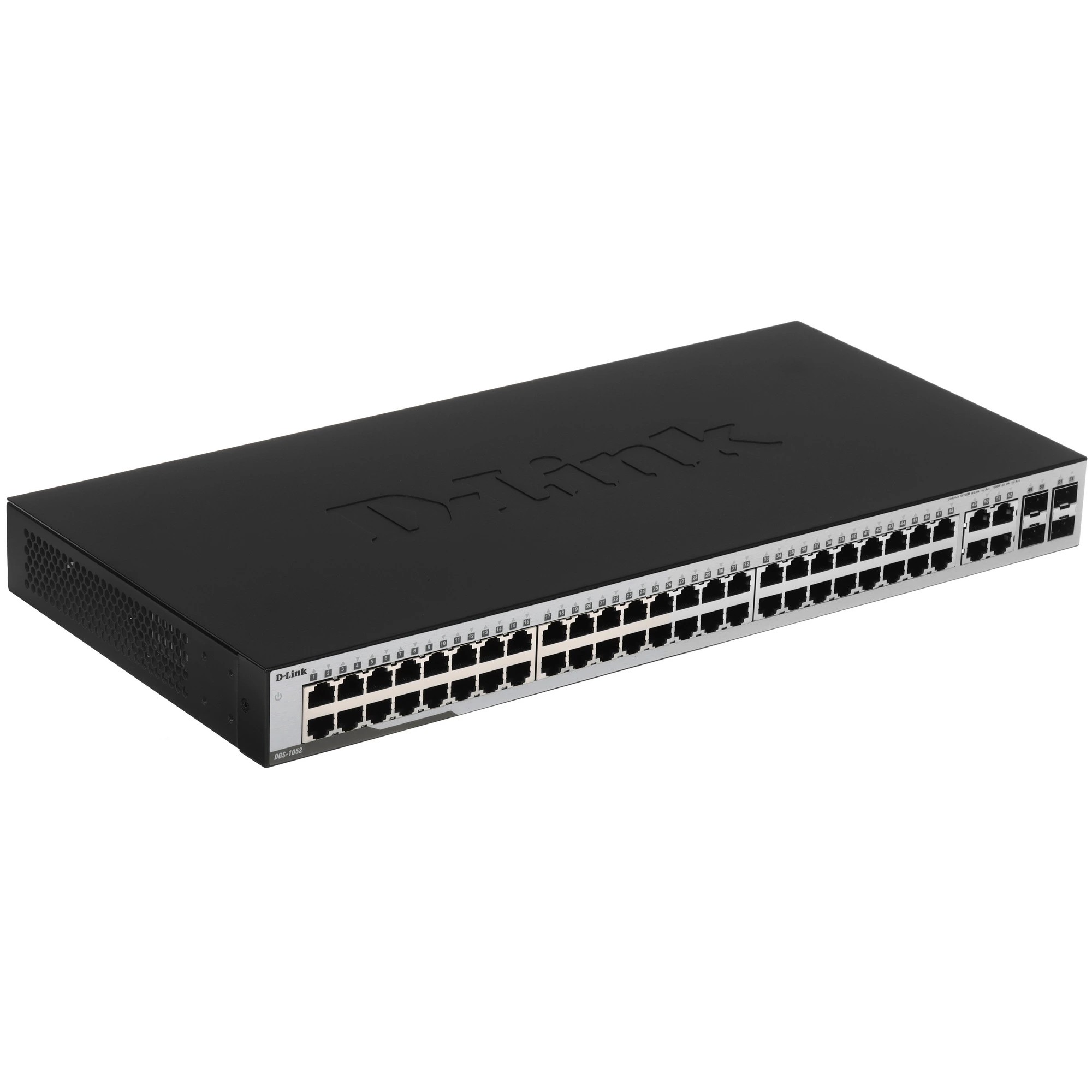 D-Link Неуправляемый коммутатор, 48x1000Base-T, 4xCombo 1000Base-T/SFP, защита от статического электричества до 1 кВ, корпус металл арт. DGS-1052/A3A