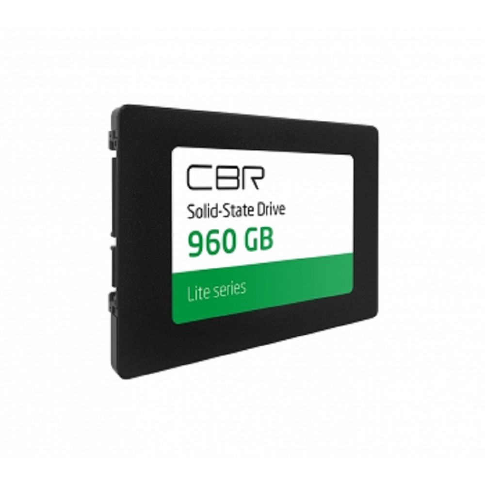 CBR SSD-960GB-2.5-LT22, Внутренний SSD-накопитель, серия "Lite", 960 GB, 2.5", SATA III 6 Gbit/s, SM2259XT, 3D TLC NAND, R/W speed up to 550/520 MB/s, TBW (TB) 480