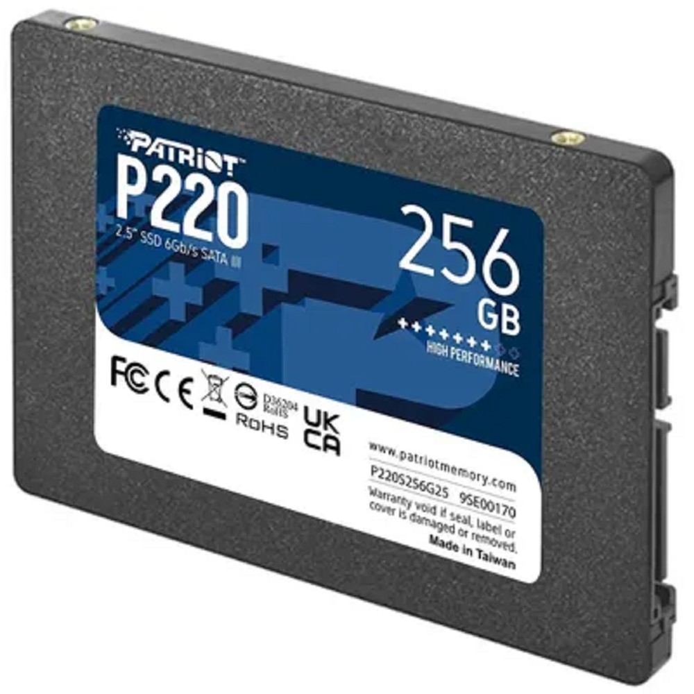 Patriot SSD P220 256GB SATA3 2.5" R550/W490 TBW 120TB 3D NAND арт. P220S256G25