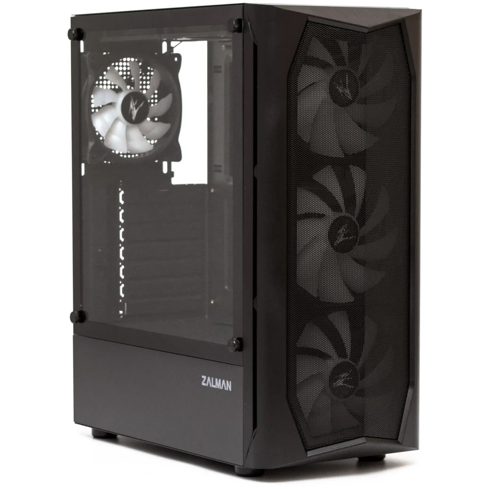 ZALMAN N4 Rev.1, ATX, BLACK, WINDOW, 2x3.5", 2x2.5", 2xUSB2.0, 1xUSB3.0, FRONT 3x140mm RGB, REAR 1x120mm RGB, TOP 2x120mm RGB