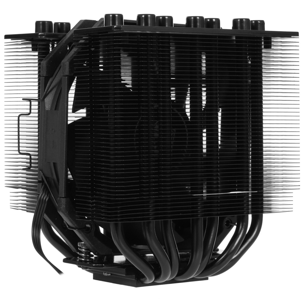 ID-COOLING SE-207-XT SLIM LGA20XX/1700/1200/115X/AM4 (12шт/кор, TDP 220W, PWM, черный, 7 тепл.трубок + медная база, 1 x FAN 120mm, черный) RET
