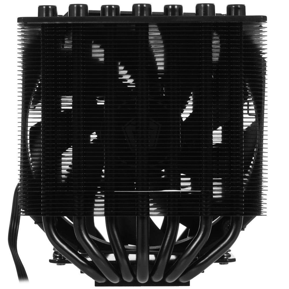 ID-COOLING SE-207-XT SLIM LGA20XX/1700/1200/115X/AM4 (12шт/кор, TDP 220W, PWM, черный, 7 тепл.трубок + медная база, 1 x FAN 120mm, черный) RET