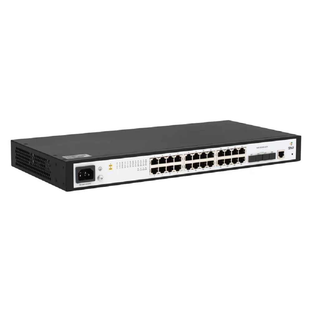 SNR Управляемый коммутатор уровня 2+, 24 порта 10/100/1000Base-T, 4 порта 1/10G SFP+ арт. SNR-S5210G-24TX