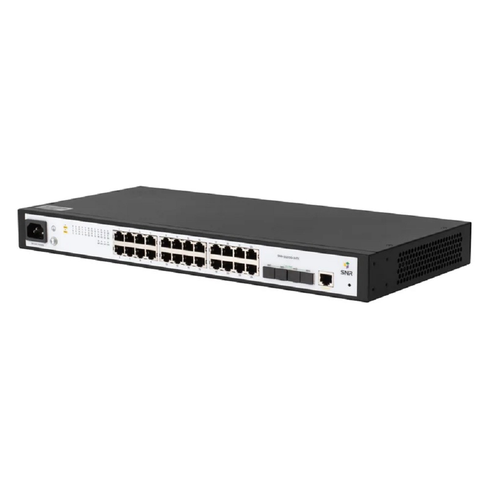 SNR Управляемый коммутатор уровня 2+, 24 порта 10/100/1000Base-T, 4 порта 1/10G SFP+ арт. SNR-S5210G-24TX