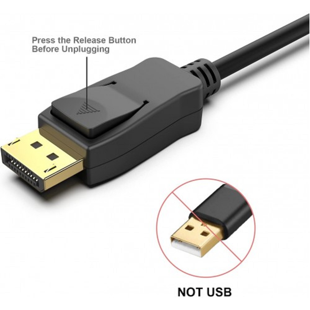 KS-is KS-744-3 Кабель DP 20M HDMI 19M 4K экран.3м
