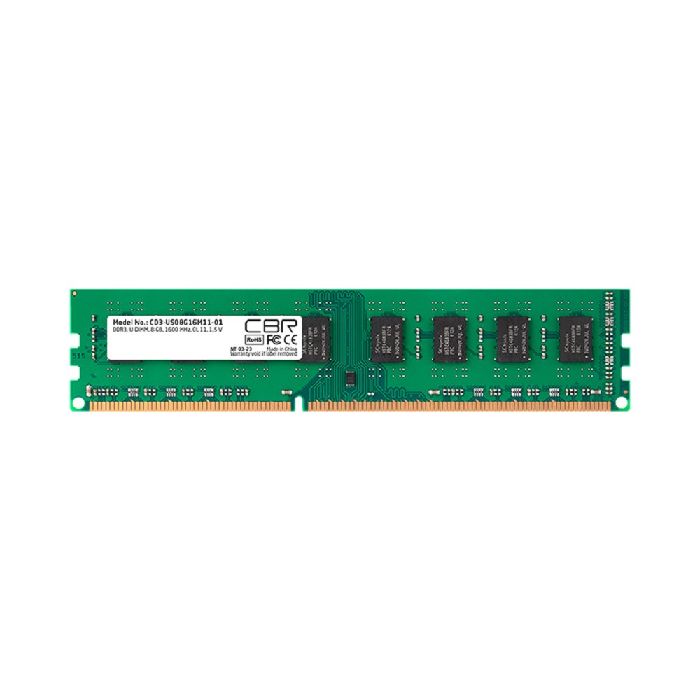 CBR DDR3 DIMM (UDIMM) 8GB CD3-US08G16M11-01 PC3-12800, 1600MHz, CL11, 1.5V