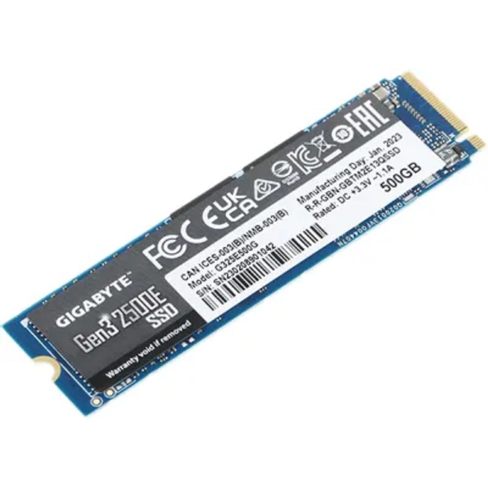Gigabyte SSD M.2 500GB 2500E G325E500G NVMe PCIe 3.0