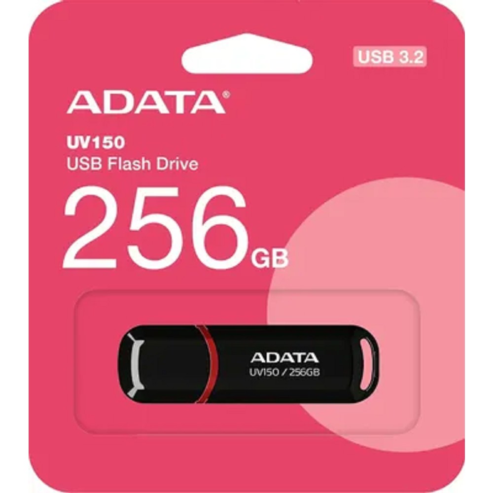 A-DATA Flash Drive 256GB UV150 AUV150-256G-RBK USB3.0 черный