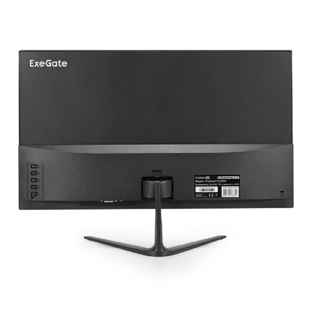 LCD ExeGate 21.5" EV2207A ProSmart черный {VA 1920x1080 75Hz 5ms 16:9 280cd 3000:1 178/178 D-Sub HDMI2.0 FreeSync LowBlueLight 2x3W VESA регулировка наклона} [EX294343RUS]