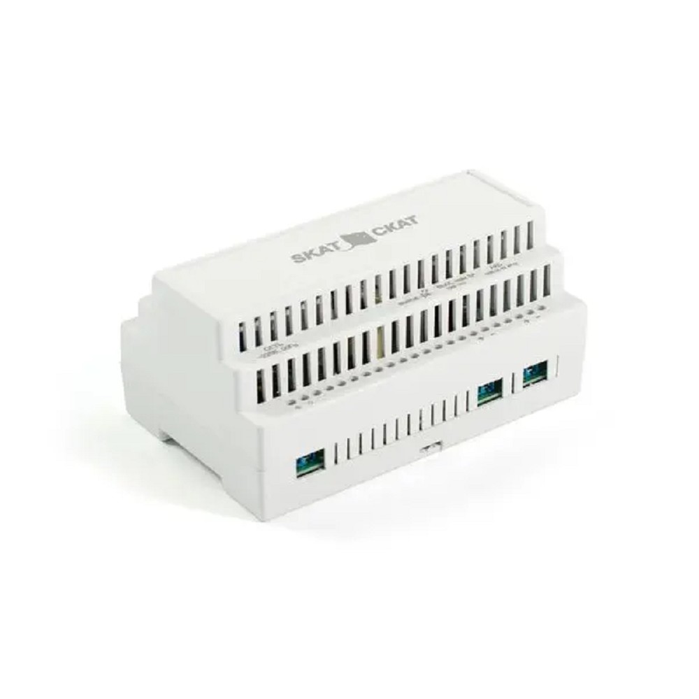 БАСТИОН SKAT-12-3.0 DIN (СКАТ ИБП-12/3-DIN) источник питания 12В 3А пластиковый корпус под DIN рейку 35 мм, МПТ (580) арт. 580 SKAT-12-3.0-DIN