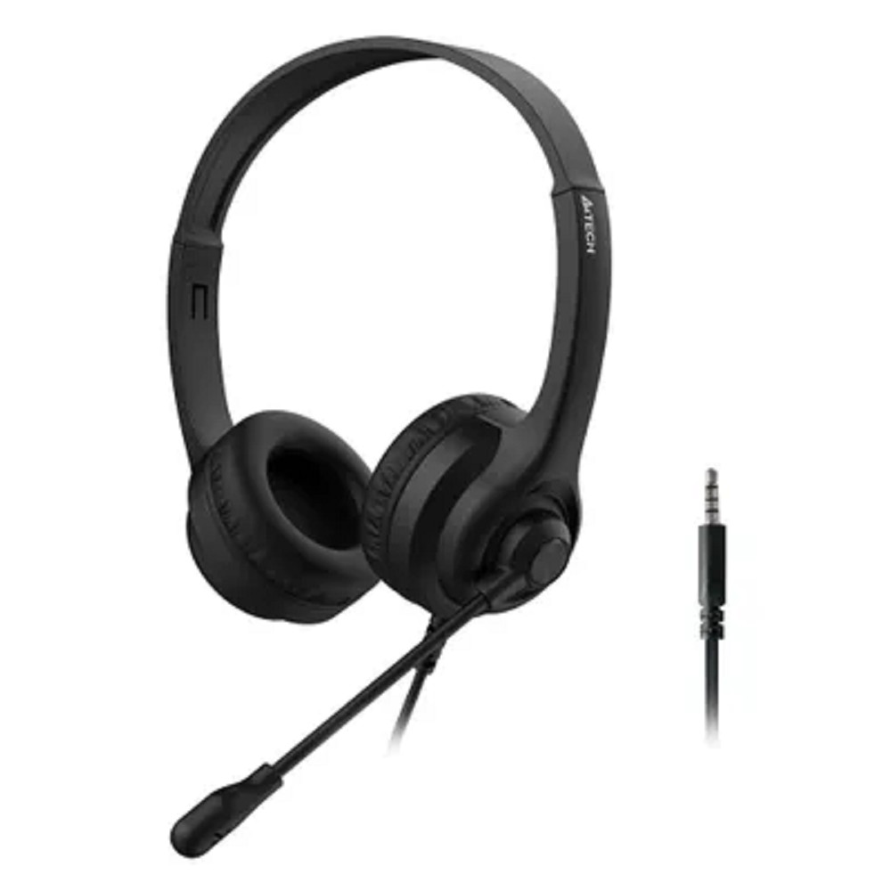 A4Tech HS-8i черный 1.8м накладные оголовь