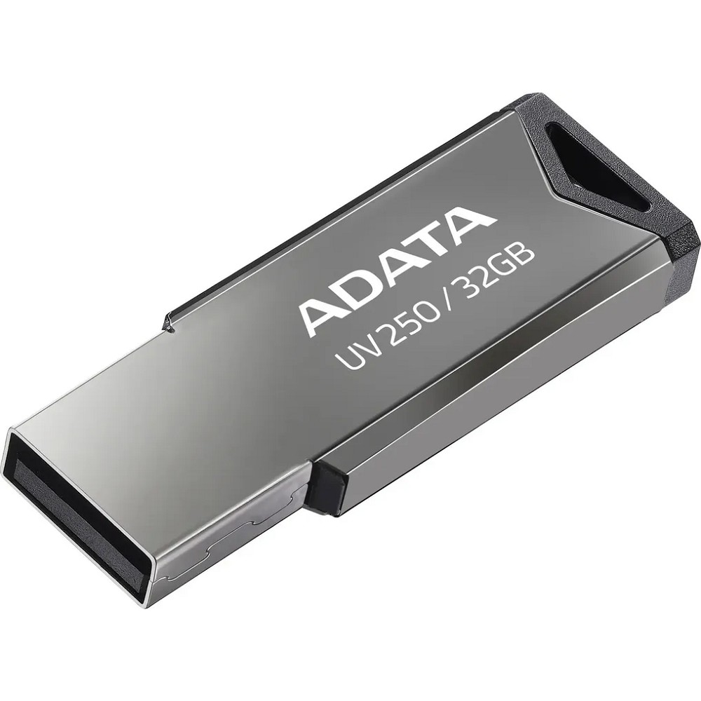 Флеш Диск A-Data 32Gb UV250 AUV250-32G-RBK USB2.0 серебристый