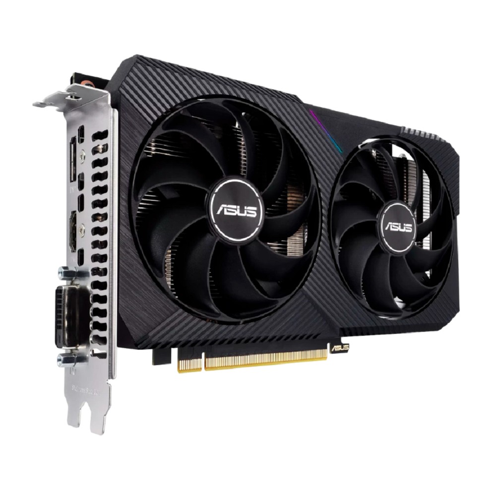 Видеокарта ASUS GeForce RTX3050 Dual V2 OC Edition 8GB GDDR6 128bit DP/DVI/HDMI арт. DUAL-RTX3050-O8G-V2