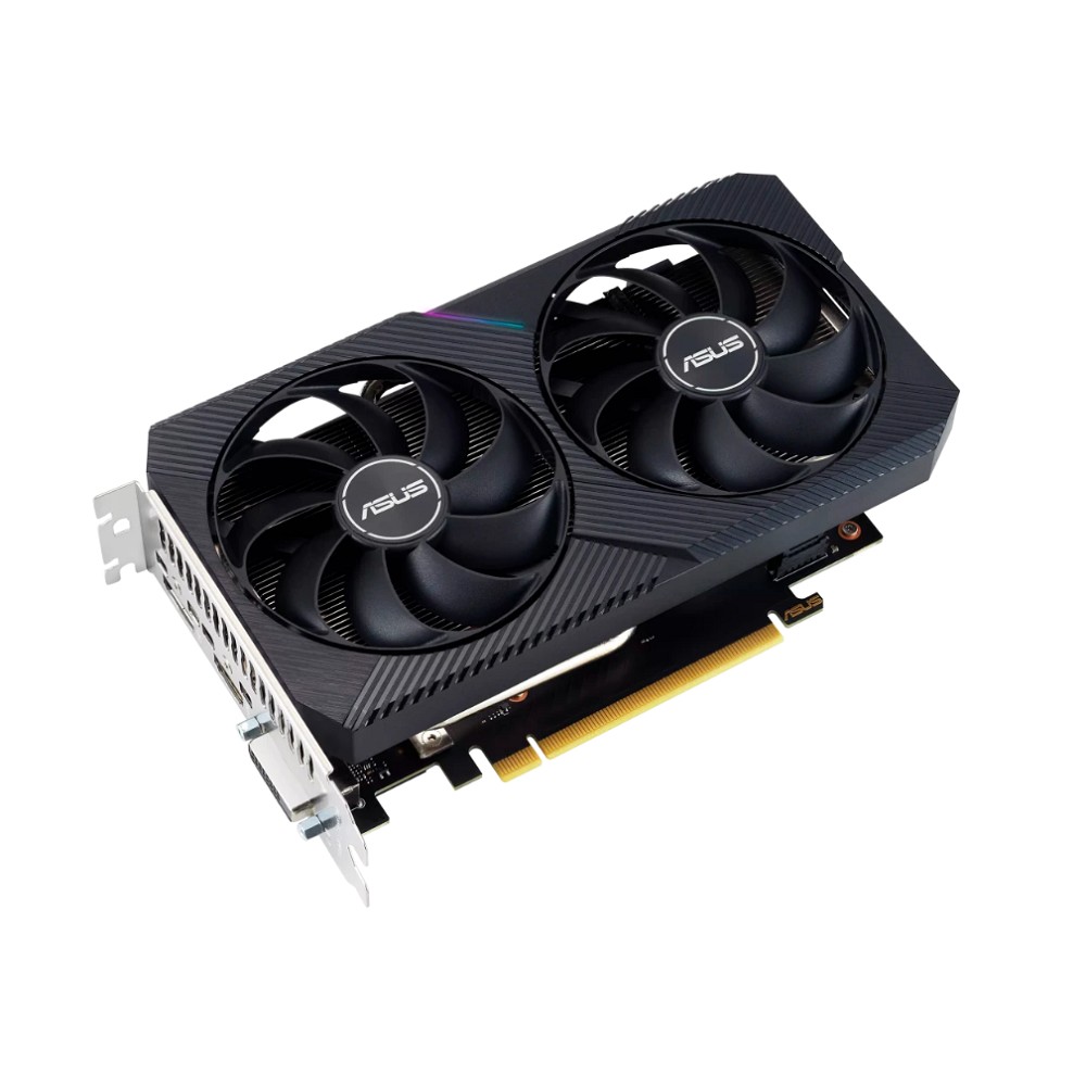 Видеокарта ASUS GeForce RTX3050 Dual V2 OC Edition 8GB GDDR6 128bit DP/DVI/HDMI арт. DUAL-RTX3050-O8G-V2