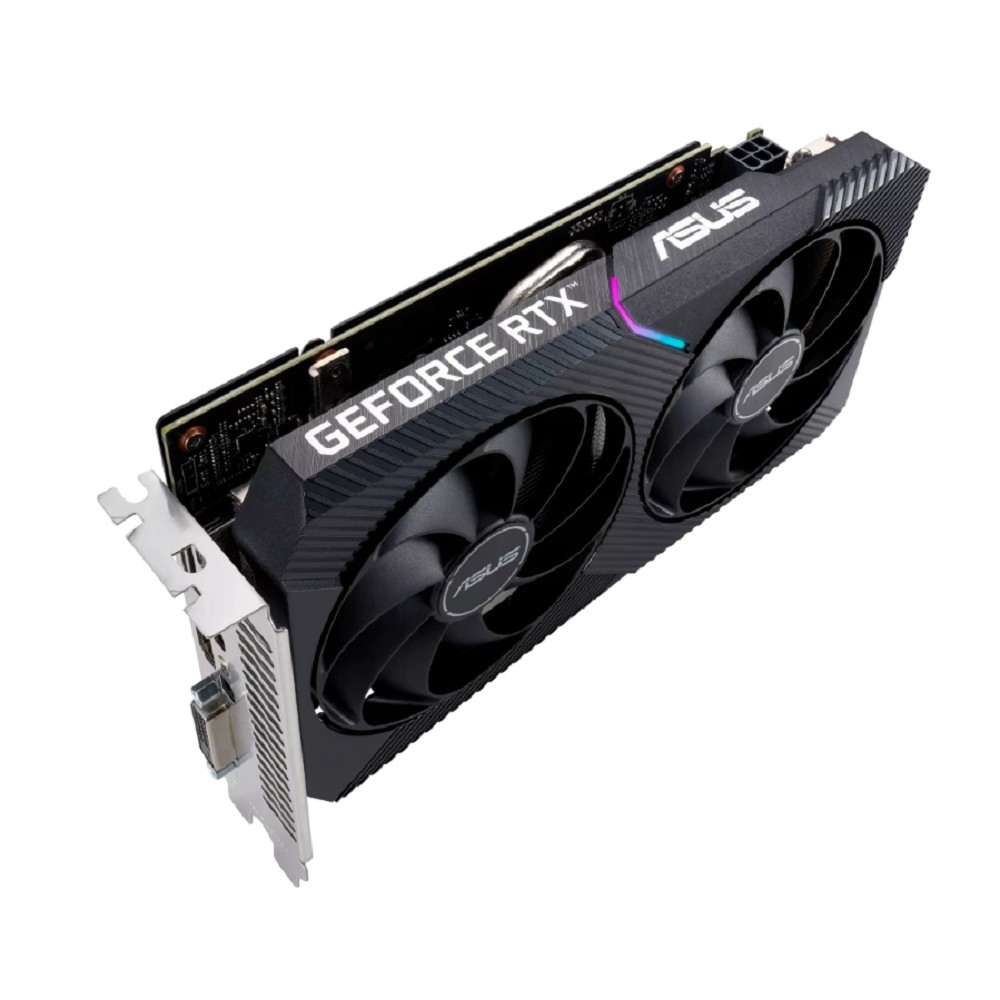 Видеокарта ASUS GeForce RTX3050 Dual V2 OC Edition 8GB GDDR6 128bit DP/DVI/HDMI арт. DUAL-RTX3050-O8G-V2