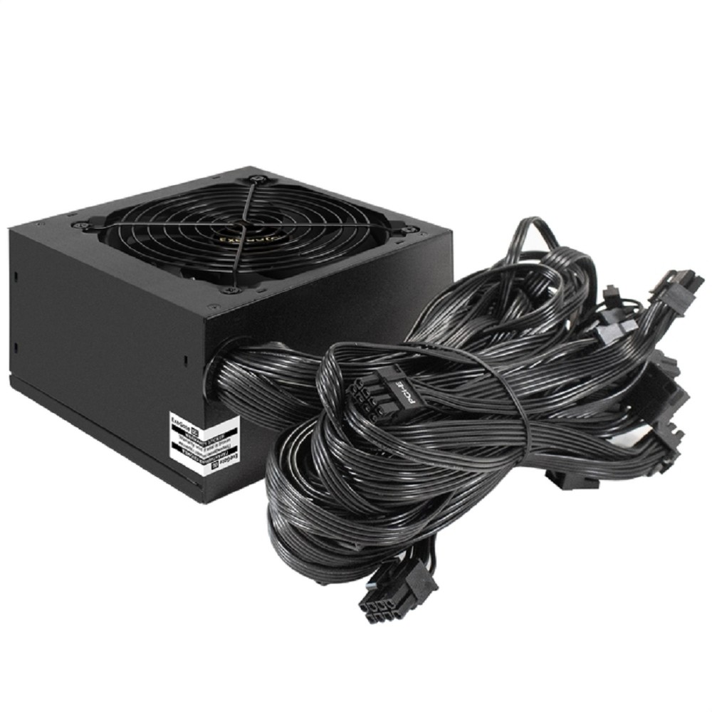 Exegate EX292343RUS Блок питания 750W ExeGate 80 PLUS® Bronze 750PPH (ATX, APFC, КПД 85% (80 PLUS Bronze), 12cm fan, 24pin, 2x(4+4)pin, 4xPCI-E, 6xSATA, 6xIDE, black, Color Box)