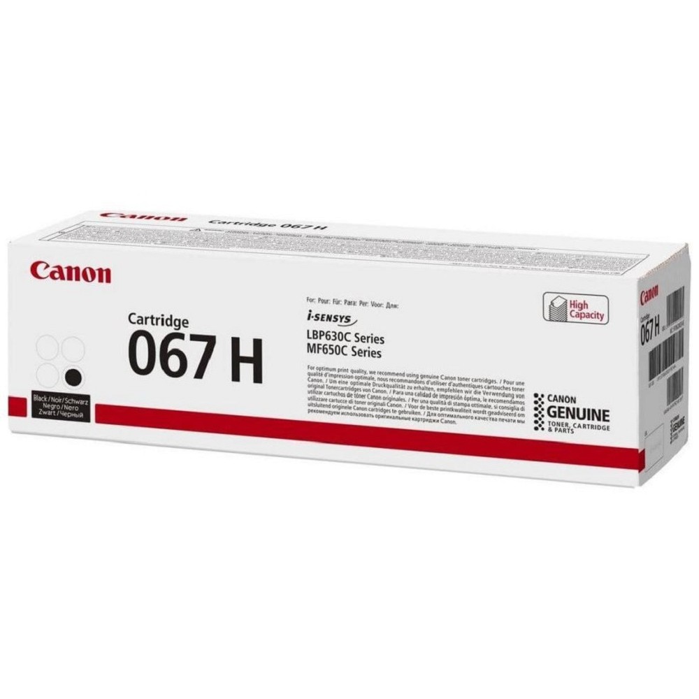 Canon 067H BK Black for Canon LBP631/633/MF651/655/657 (3130pgs.) арт. 5106C002