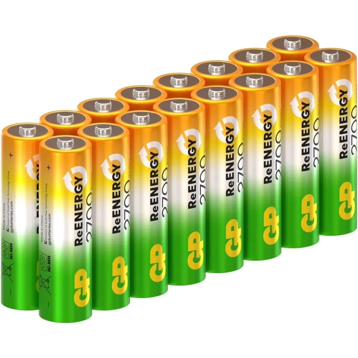 ReEnergy 270AAHC AA, емкость 2700 мАч (270AAHCRGY-B16) (16шт в уп-ке) GP арт. 4610116212882
