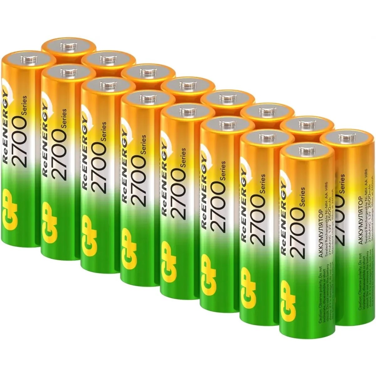 ReEnergy 270AAHC AA, емкость 2700 мАч (270AAHCRGY-B16) (16шт в уп-ке) GP арт. 4610116212882