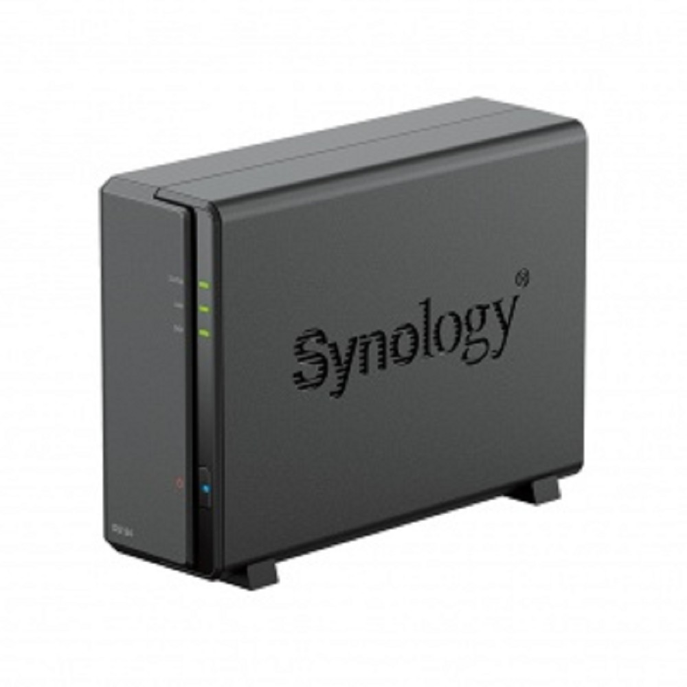Synology QC 1,7GhzCPU/1Gb/upto 1HDD SATA(3.5', 2.5')/2xUSB3.2/1GbE/iSCSI/2xIPcam(upto 12)/1xPS/1YW repl DS118 арт. DS124