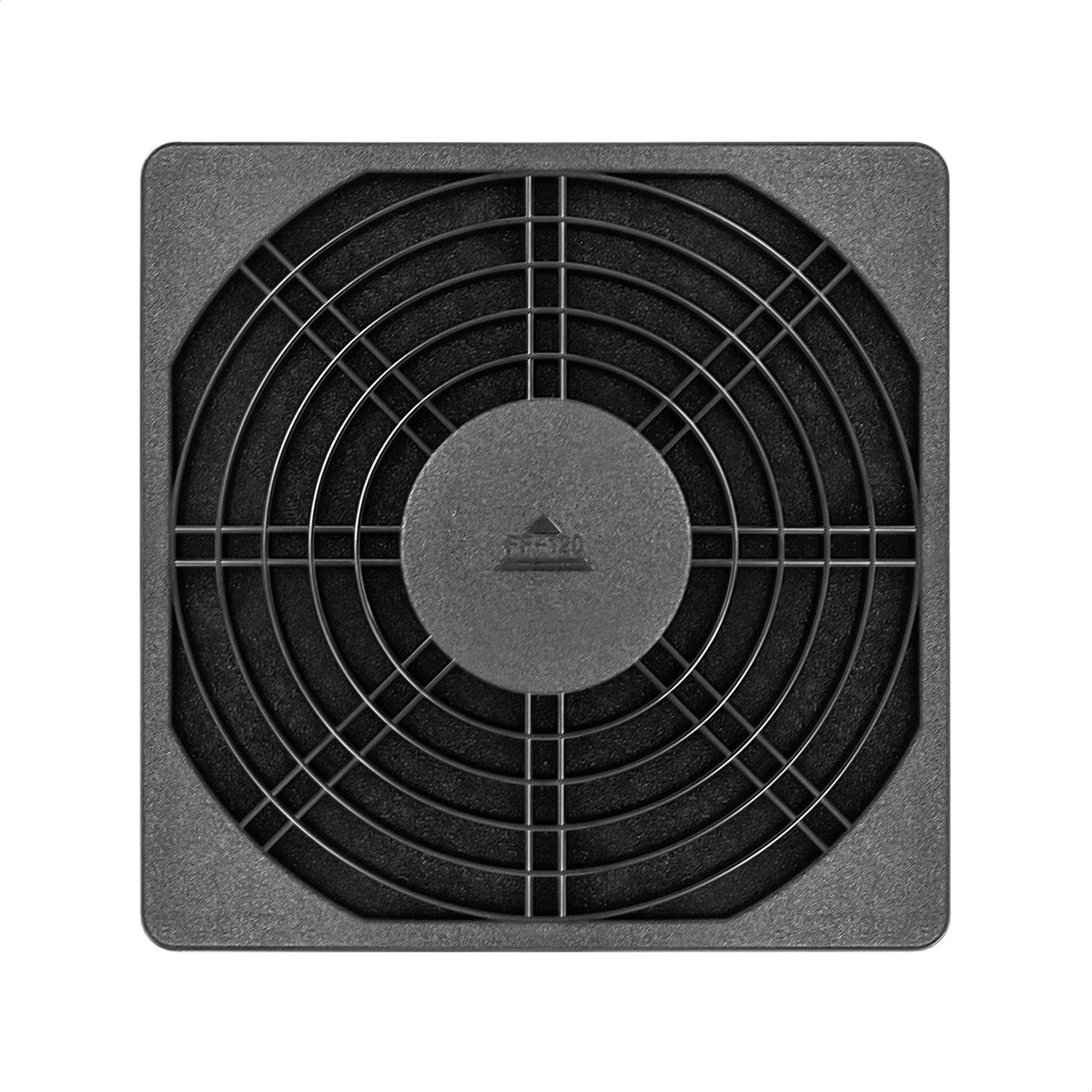 Exegate EX295256RUS Решетка для вентилятора с фильтром 120х120 ExeGate EG-120PSFB (120x120 мм, пластиковая, квадратная, с пылевым фильтром, черная)