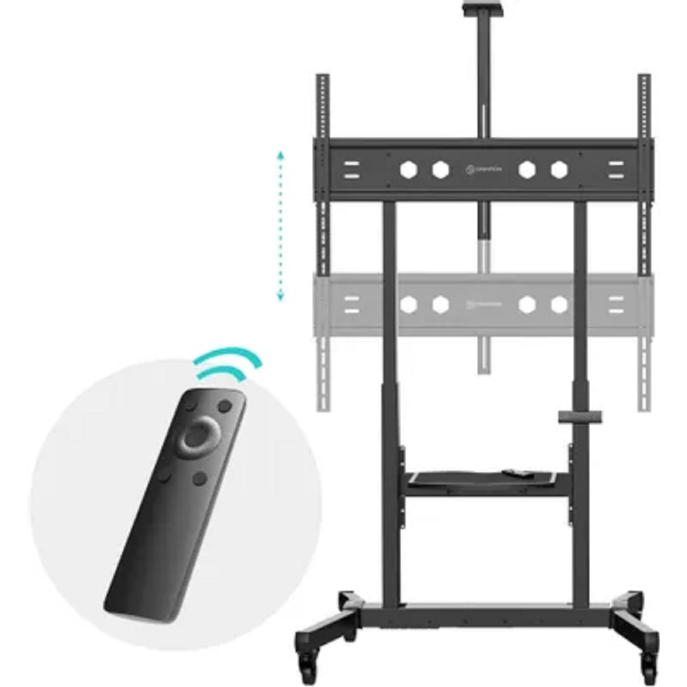 ONKRON TS1991 eLift черный, моторизированная стойка для телевизора с кронштейном 50"-100", мобильная арт. 4262392440109