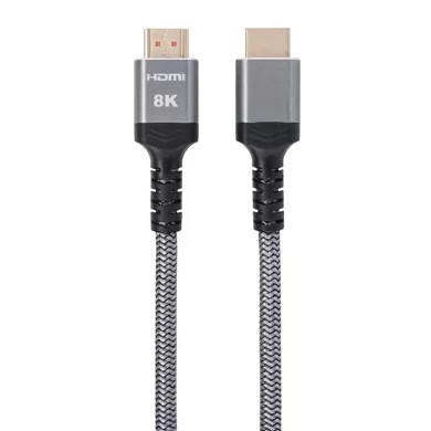 iOpen ACG859A-2.0 Кабель интерфейсный HDMI-HDMI 19M/M,ver. 2.1 8KX60Hz (Econom) оплетка 2m VCOM