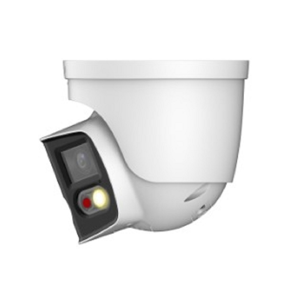 DAHUA DH-IPC-PDW3849P-A180-E2-AS-PV-0280B Уличная купольная IP-видеокамера DUO с ИИ и активным сдерживанием 2x 4Мп, 1/2.7” CMOS, моторизованный объектив 2.8мм, видеоаналитика, ИК 25м, LED 20м