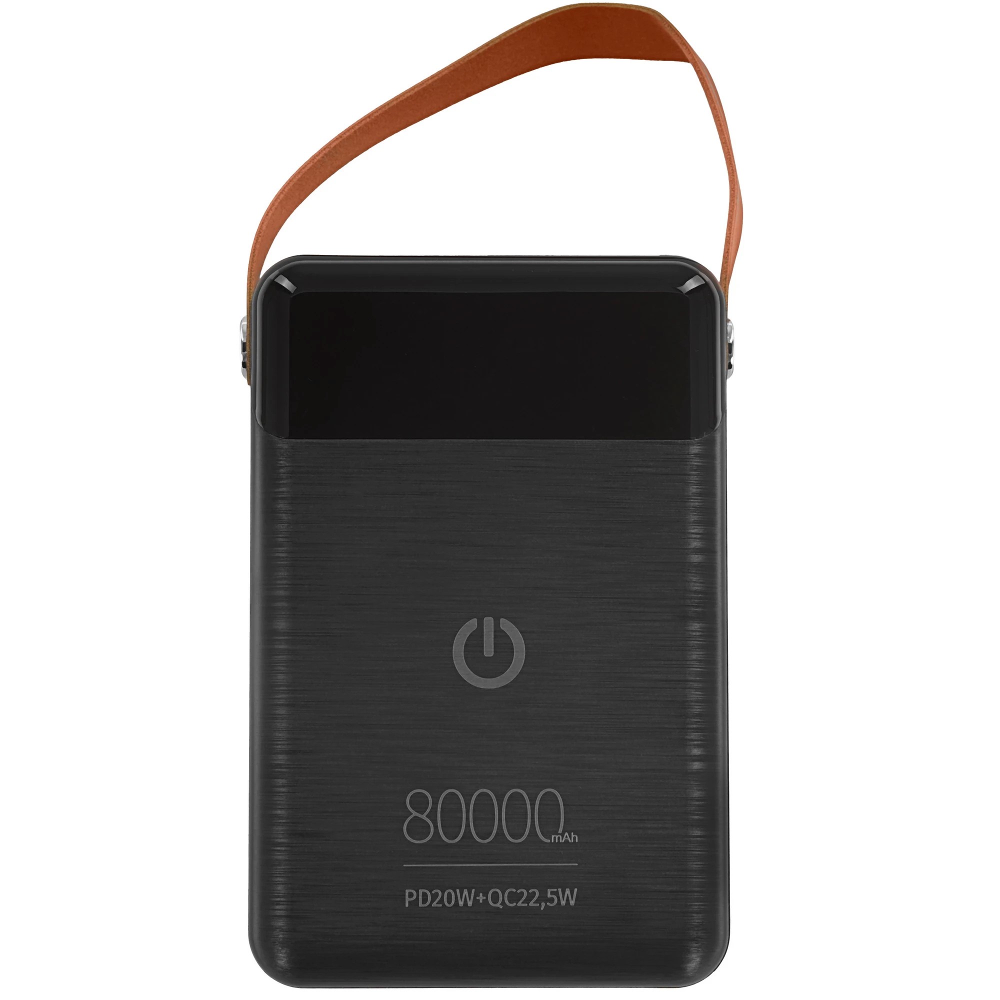 Perfeo Powerbank PRODIGE 80000 mAh/LED/PD + QC 3.0/Type-C/Lightning/3 USB/Выход: 5A, max 22.5W/Black (PF_C3699)