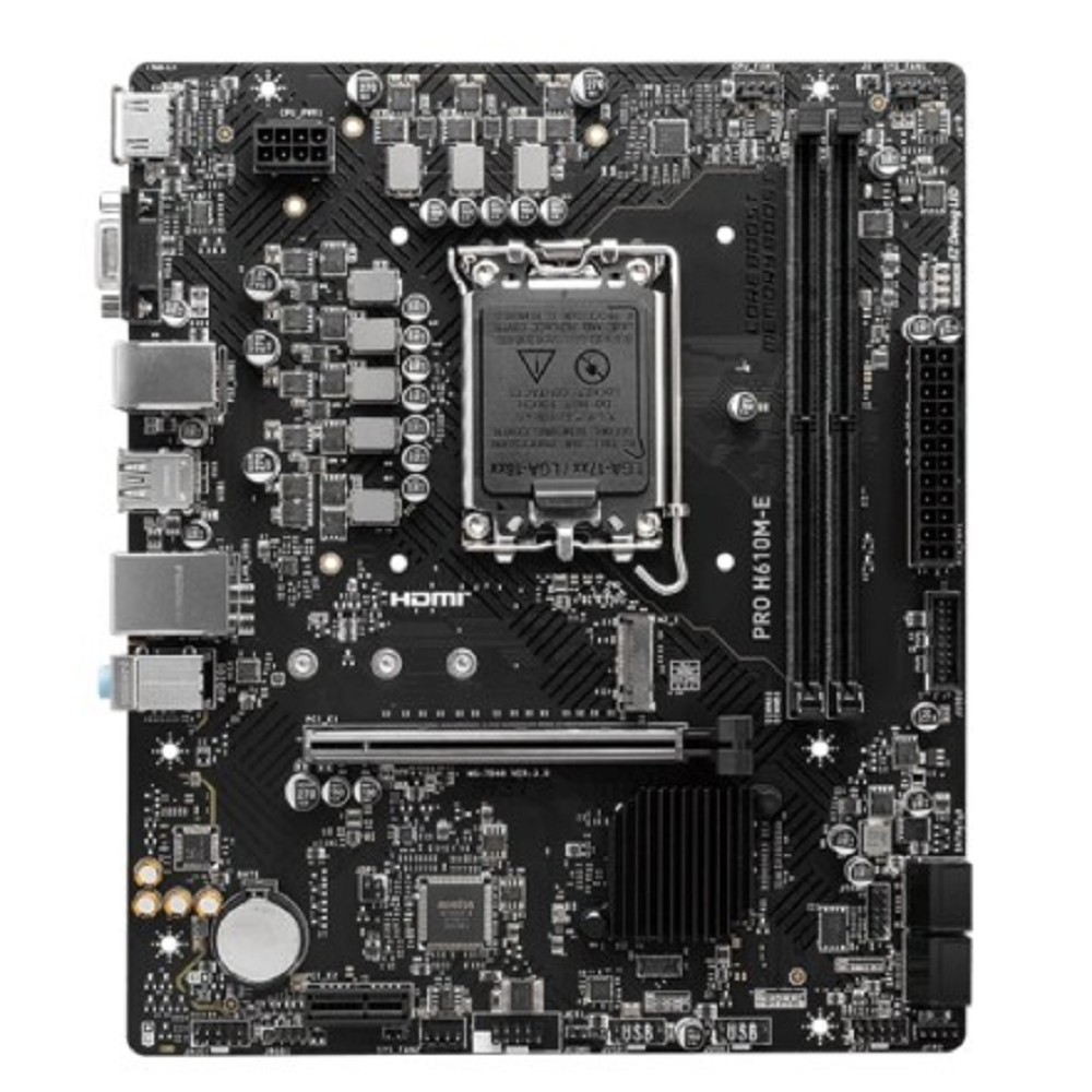 Материнская плата MicroStar MSI PRO H610M-E