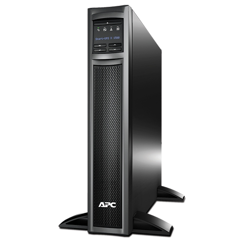 Источник бесперебойного питания APC Smart-UPS X 1500VA/1200W, RM 2U/Tower, Ext. Runtime, Line-Interactive, LCD, Out: 220-240V 8xC13 (3-gr. switched) , SmartSlot, USB, COM, EPO, HS User Replaceable Bat, Black, 1 year warranty