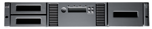 HPE MSL2024 0-Drive Tape Library|up to 2 HH drives|incl. rack-mount | 3y Limited Warranty арт. AK379A