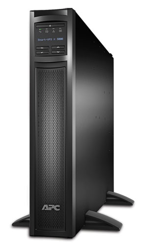 Источник бесперебойного питания APC Smart-UPS X 3000VA/2700W, RM 2U/Tower, Ext. Runtime, Line-Interactive, LCD, Out: 220-240V 8xC13 (3-gr. switched) 1xC19, Pre-Inst. Web/SNMP, USB, COM, EPO, Black, 1 year warranty