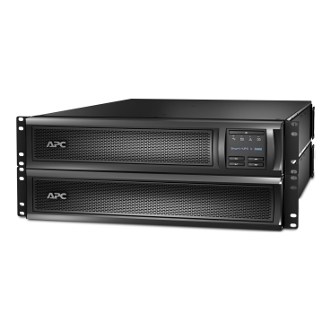 APC Smart-UPS X 3000VA/2700W, RM 2U/Tower, Ext. Runtime, Line-Interactive, LCD, Out: 220-240V 8xC13 (3-gr. switched) 1xC19, Pre-Inst. Web/SNMP, USB, COM, EPO, Black, 1 year warranty APC by Schneider Electric арт. SMX3000RMHV2UNC