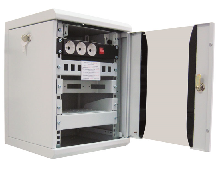 ЦМО Шкаф телекоммуникационный настенный 10" 8U, (320х255) 420x320x305 (ШРН-8.255-10)