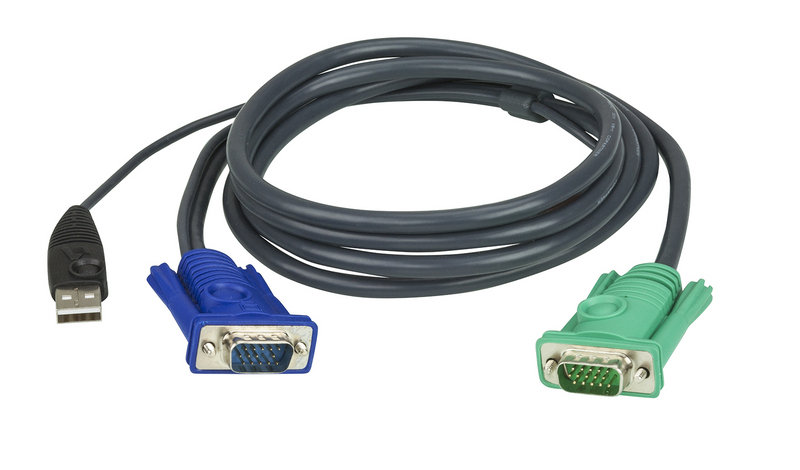 ATEN CABLE HD15M/USB A(M)--SPHD15M, 1.2m