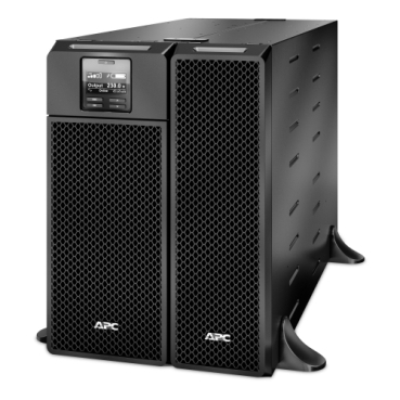 APC Smart-UPS SRT, 6000VA/6000W, On-Line, Extended-run, Black, Tower (Rack 4U convertible), Pre-Inst. Web/SNMP, with PC Business APC by Schneider Electric арт. SRT6KXLI