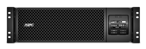 Источник бесперебойного питания APC Smart-UPS SRT RM, 5000VA/4500W, On-Line, Extended-run, Rack 3U (Tower convertible), Pre-Inst. Web/SNMP, with PC Business, Black, 1 year warranty