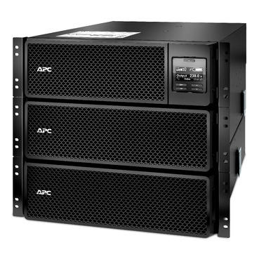 APC Smart-UPS SRT RM, 8000VA/8000W, On-Line, Extended-run, Rack 6U (Tower convertible), Pre-Inst. Web/SNMP, with PC Business, Black, 1 year warranty APC by Schneider Electric арт. SRT8KRMXLI