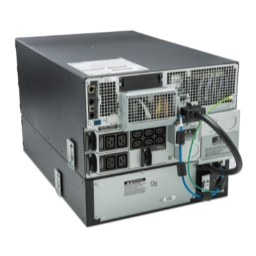 APC Smart-UPS SRT RM, 8000VA/8000W, On-Line, Extended-run, Rack 6U (Tower convertible), Pre-Inst. Web/SNMP, with PC Business, Black, 1 year warranty APC by Schneider Electric арт. SRT8KRMXLI