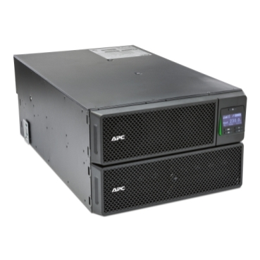 APC Smart-UPS SRT RM, 8000VA/8000W, On-Line, Extended-run, Rack 6U (Tower convertible), Pre-Inst. Web/SNMP, with PC Business, Black, 1 year warranty APC by Schneider Electric арт. SRT8KRMXLI