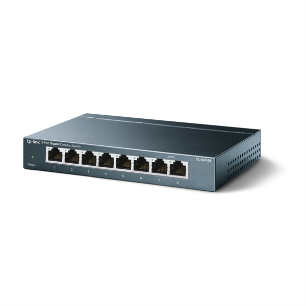 TP-Link TL-SG108, 8-Port Gigabit Desktop Switch
