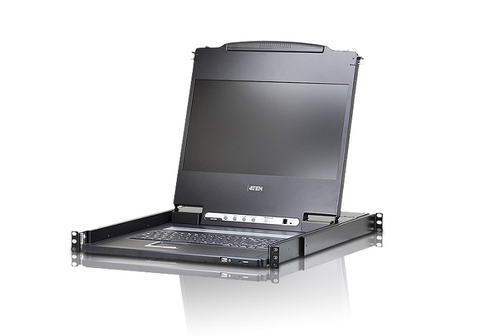 КВМ консоль ATEN 17.3" Single Rail LCD Console (USB, HDMI / DVI / VGA, 1920x1080)