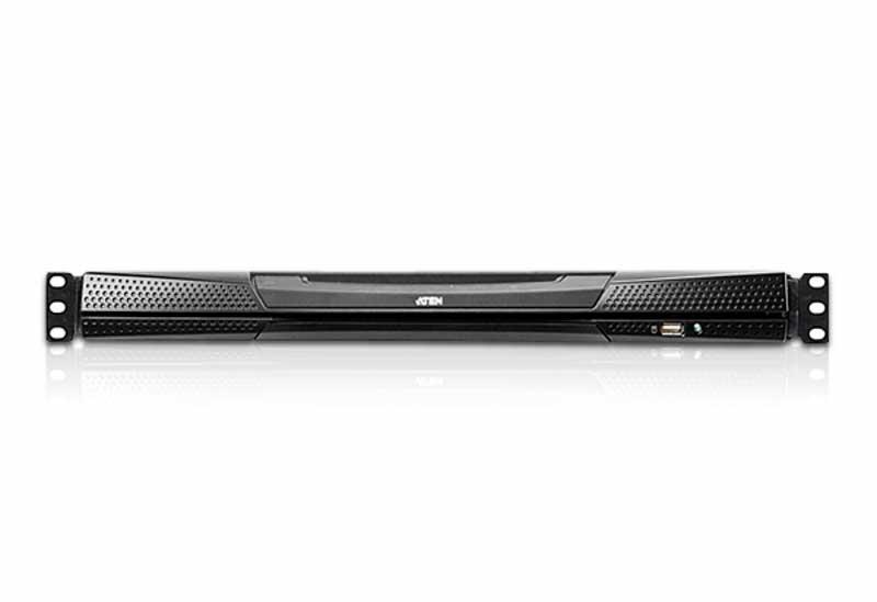 ATEN 8P CAT-5 HIGH DENSITY DUAL RAIL LCD KVM. арт. KL1508AM-AXA-RG